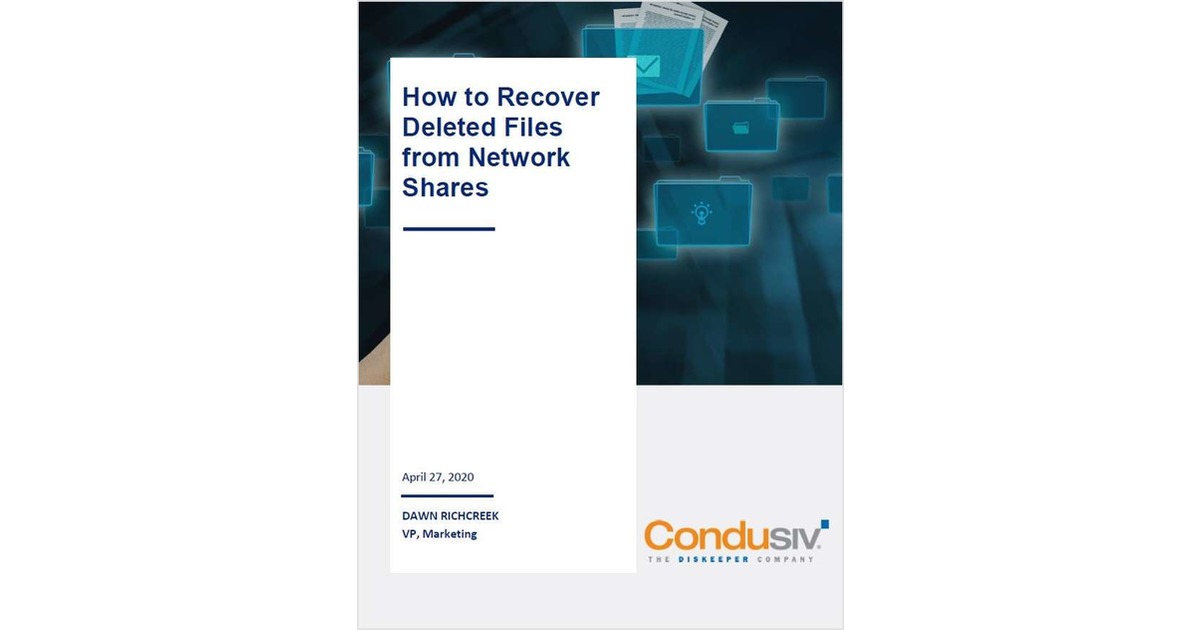 How to Recover Deleted Files from Network Shares
