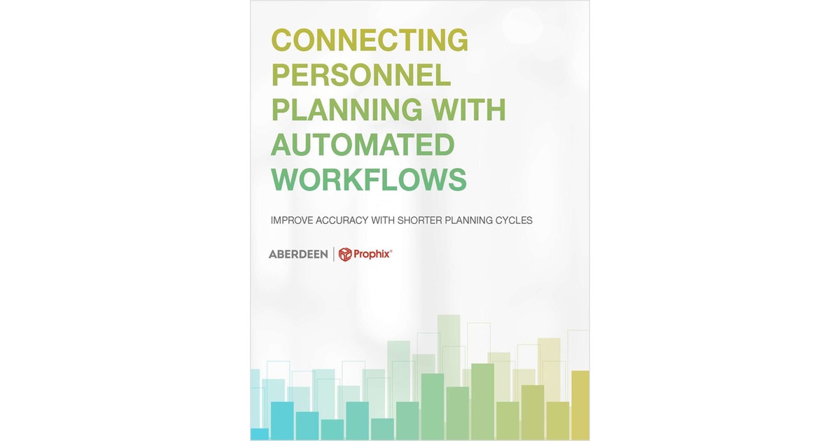 Connecting Personnel Planning With Automated Workflows
