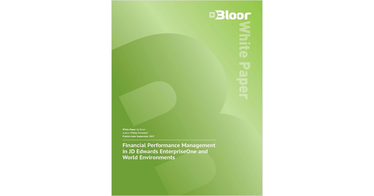 Performance Management in JD Edwards EnterpriseOne and World