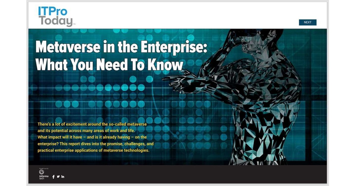 Metaverse in the Enterprise: What You Need To Know
