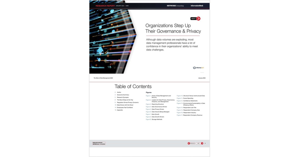 Organizations Step Up Their Governance & Privacy