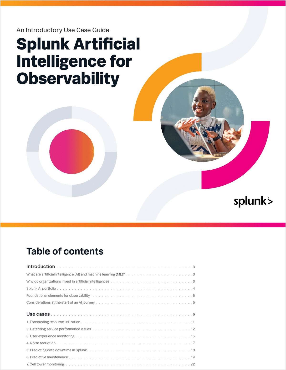 An Introductory Use Case Guide Splunk Artificial Intelligence for Observability