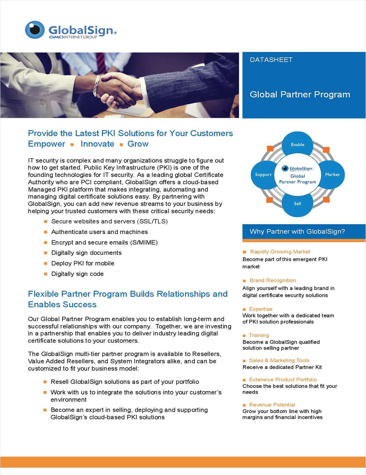 GlobalSign's Certified Regional Partner Program Overview