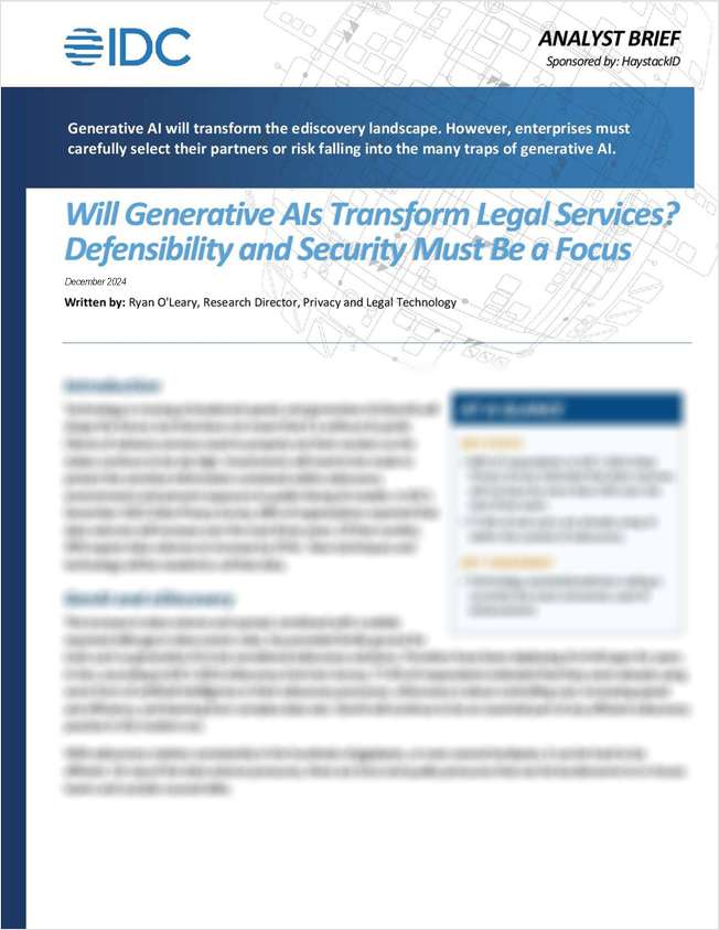 Does Generative AI Have the Power to Transform Legal Services?