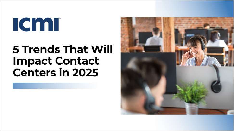 5 Trends That Will Impact Contact Centers in 2025