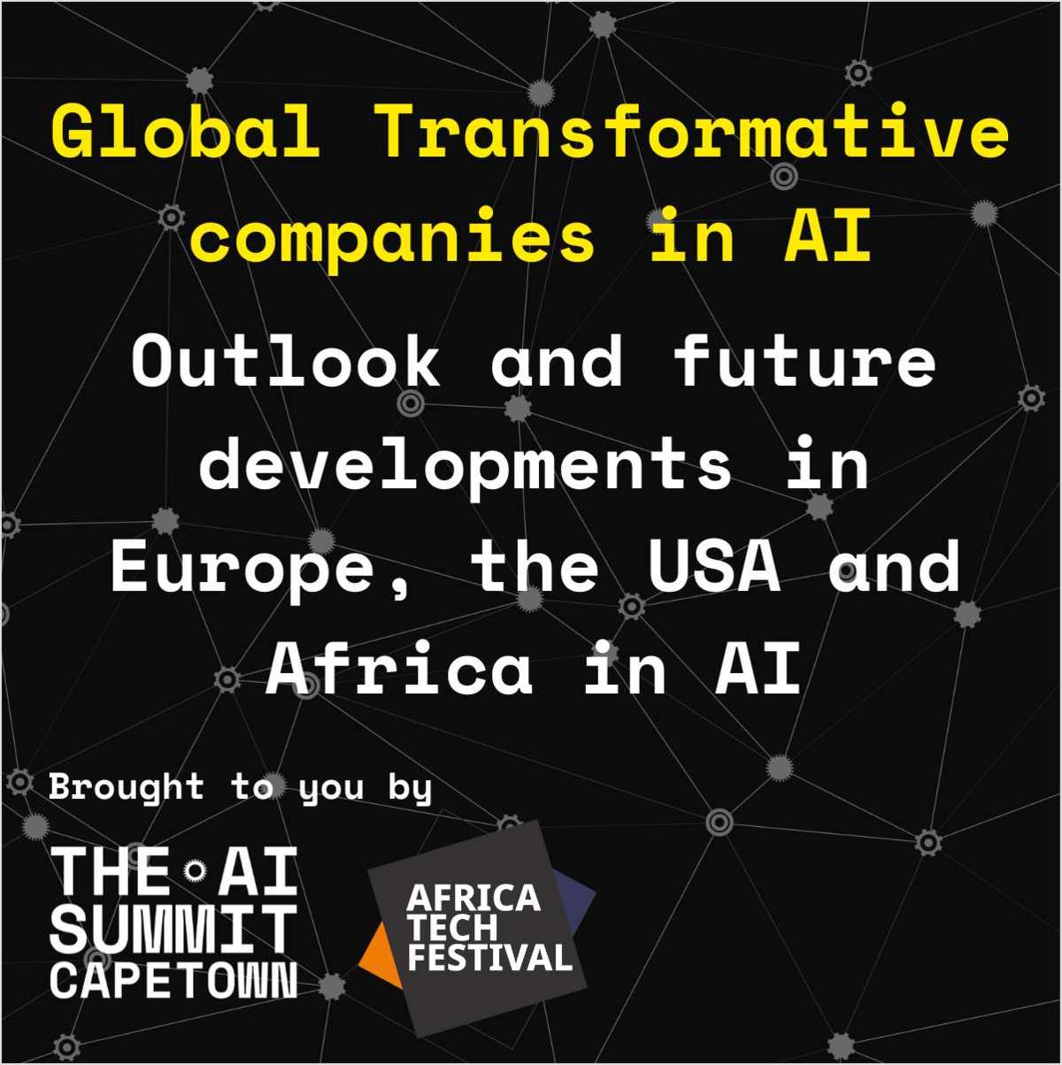 Outlook and future developments in Europe, the USA and Africa in AI