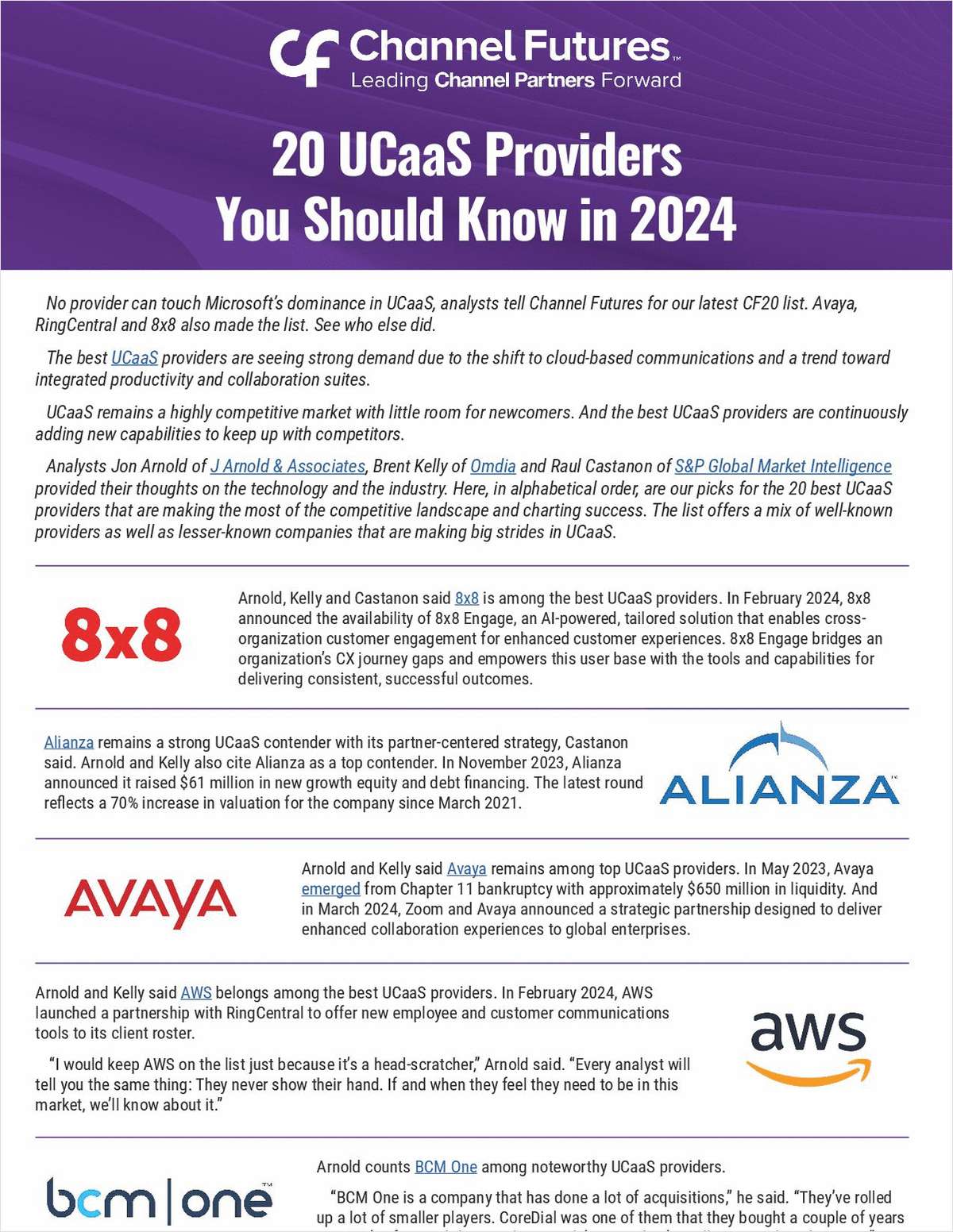 The Top 20 UCaaS Providers You Should Know in 2024