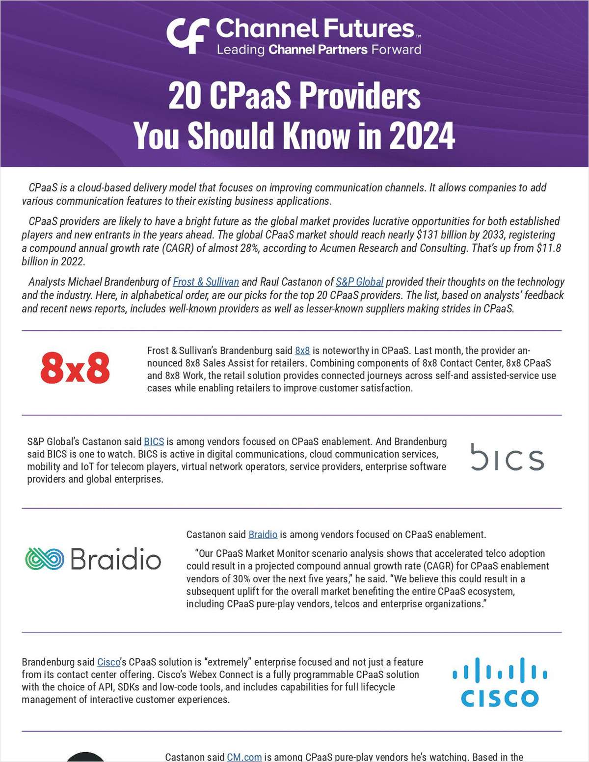 The Top 20 CPaaS Providers You Should Know in 2024
