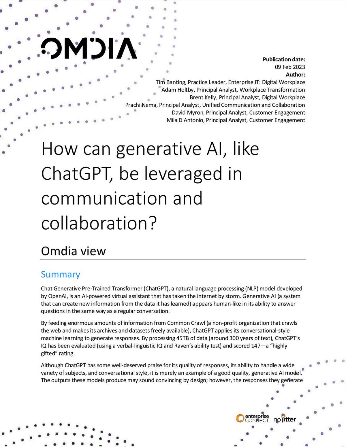 How can generative AI, like ChatGPT, be leveraged in communication and collaboration?