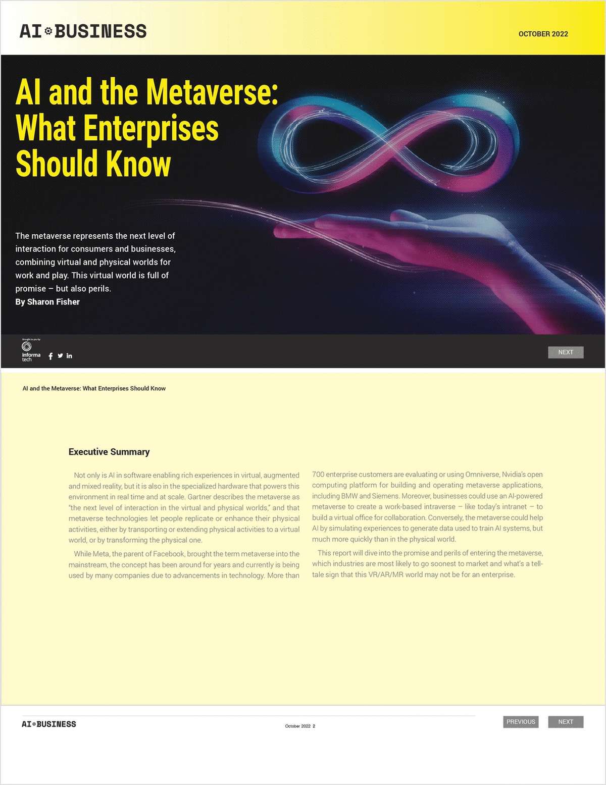 AI and the Metaverse: What Enterprises Should Know