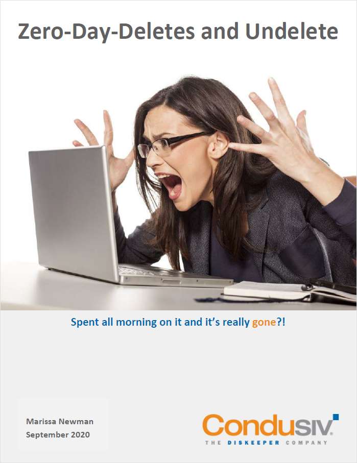 Zero-Day-Deletes and Undelete
