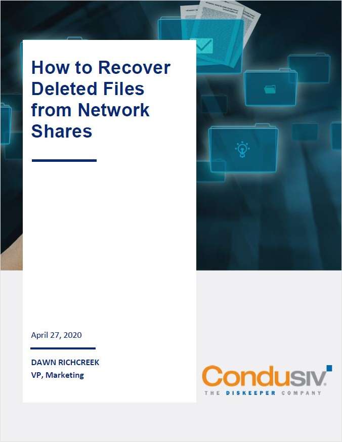 How to Recover Deleted Files from Network Shares