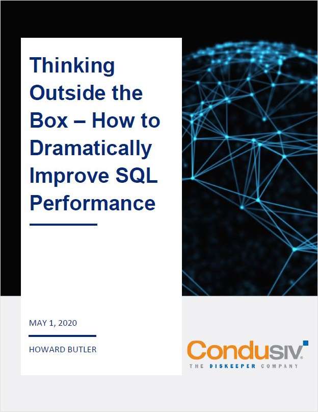 Thinking Outside the Box -- How to Dramatically Improve SQL Performance