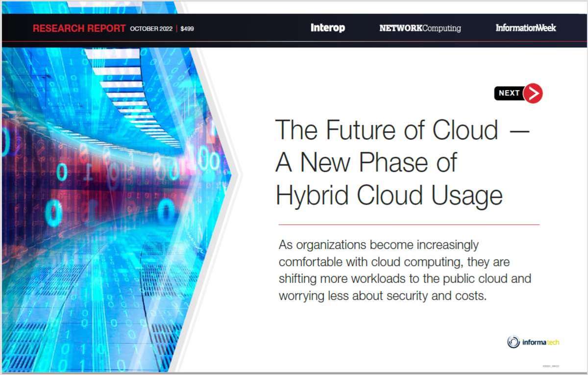 The Future of Cloud --A New Phase of Hybrid Cloud Usage