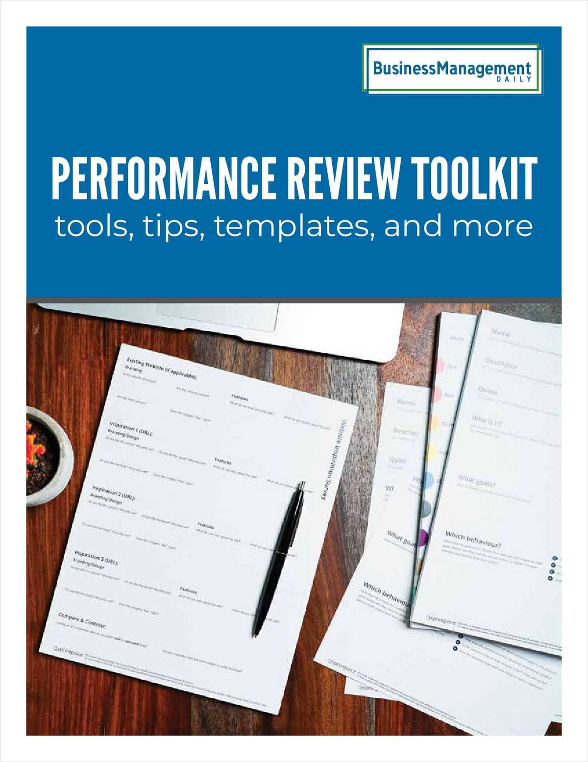 Performance Review Toolkit -- tools, tips, templates, and more