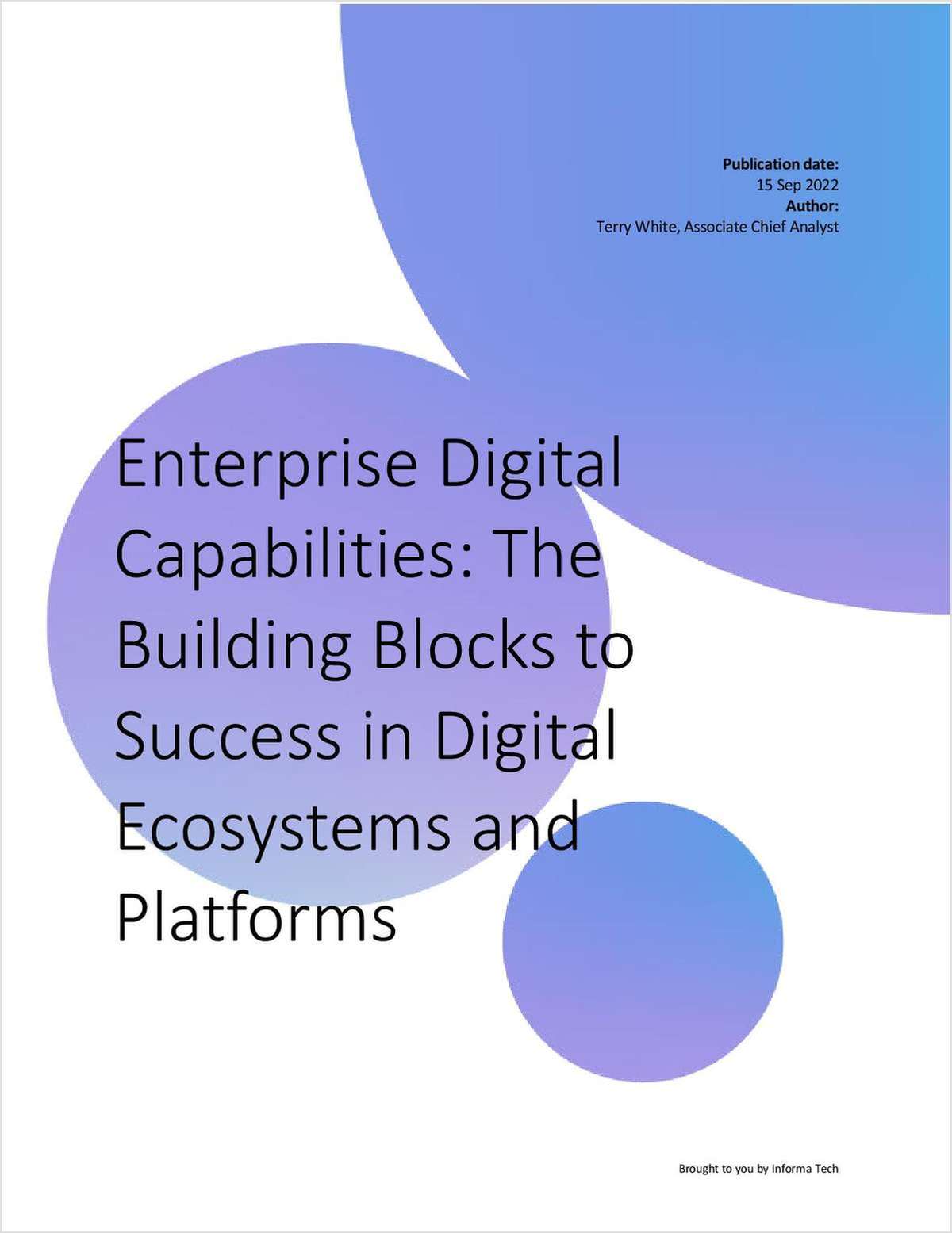 Enterprise Digital Capabilities: The Building Blocks to Success in Digital Ecosystems and Platforms