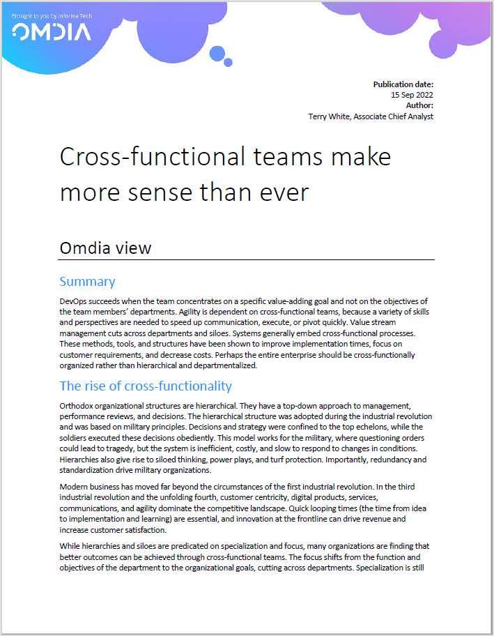 Cross-Functional Teams Make More Sense Than Ever