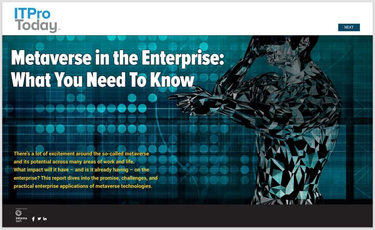 Metaverse in the Enterprise: What You Need To Know